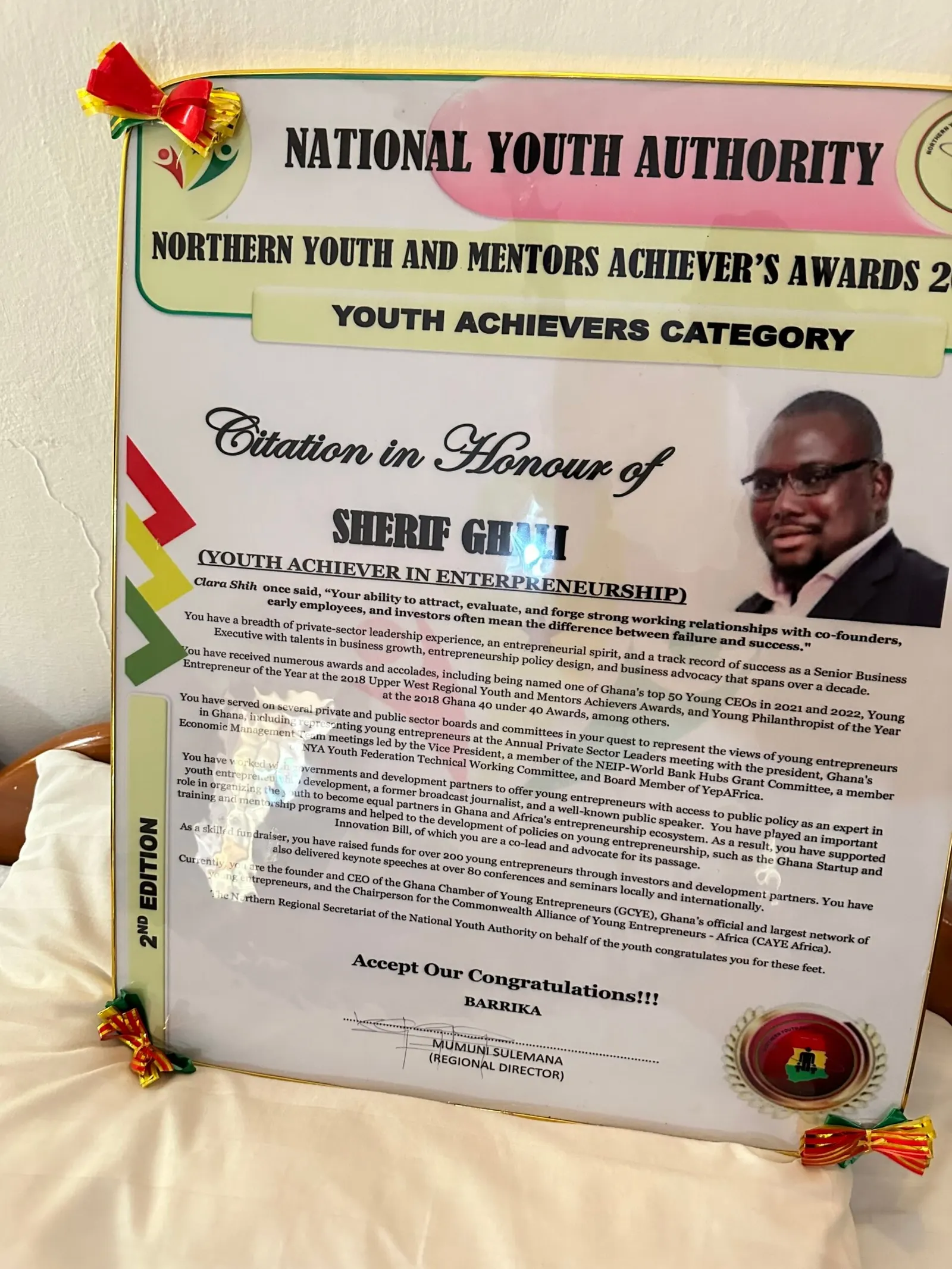 Young Entrepreneur of the Year (2024)